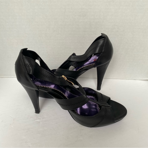 Black Sam Edelman Heels In Size 9B - Picture 3 of 5